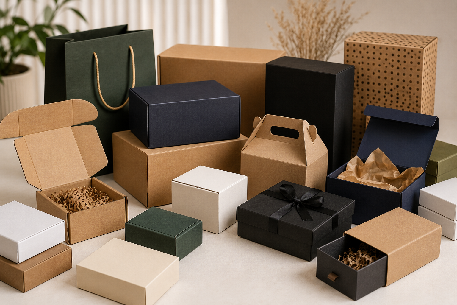 custom packing boxes